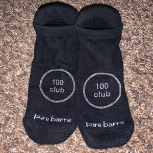 Pure Barre Silver 100 Club Socks 5 for $25